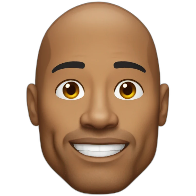dwayne johnson emoji