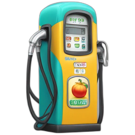 gas pump with tornado emoji on it emoji