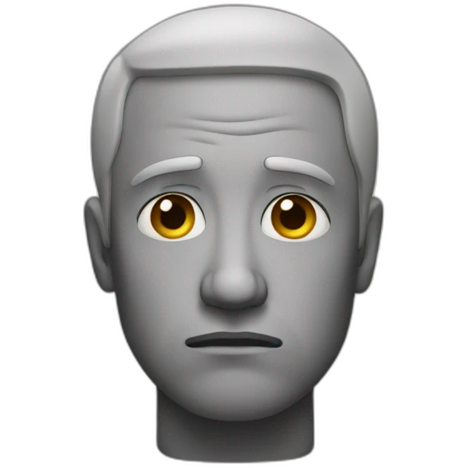 sad man emoji