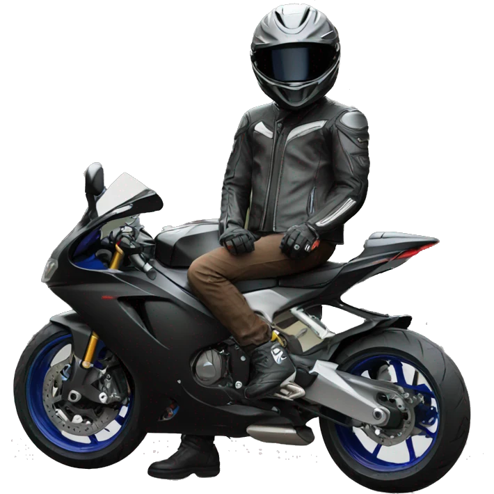 Sportbike lover boy emoji