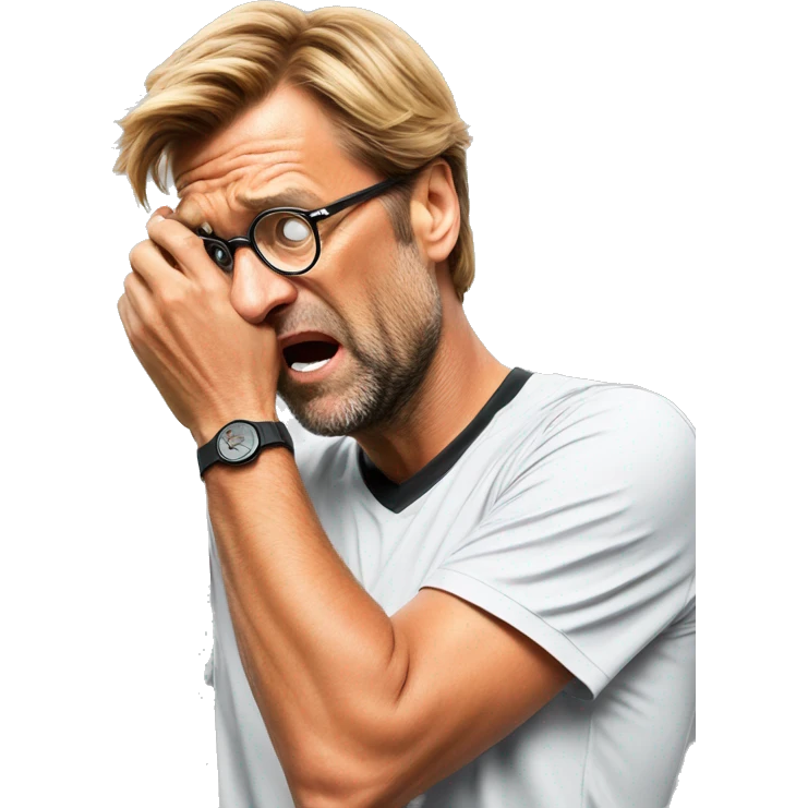 Klopp facepalm emoji