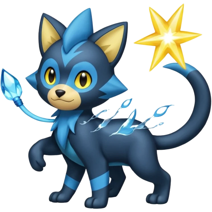 Luxio-Luxray-Dewott-fusion emoji