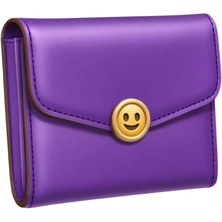 glitter purple wallet emoji