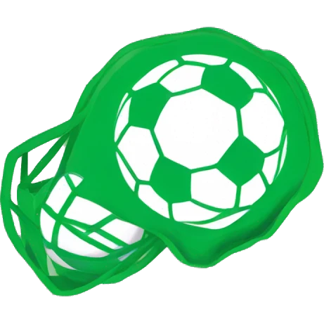 A Handball in Green and white emoji