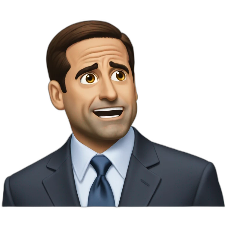 Michael Scott saying Nooo meme emoji