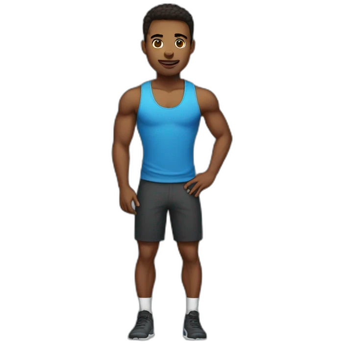 Gym boy emoji