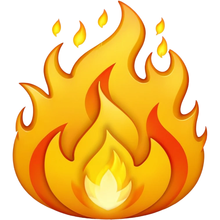 yellow fire emoji