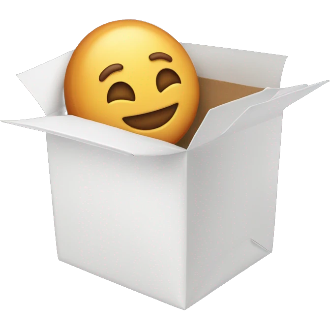Foam takeout box emoji