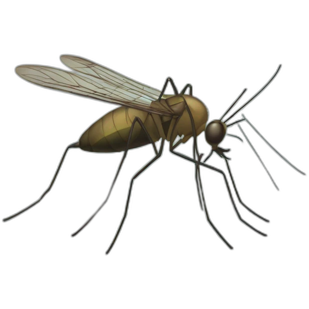 A well-filled mosquito emoji