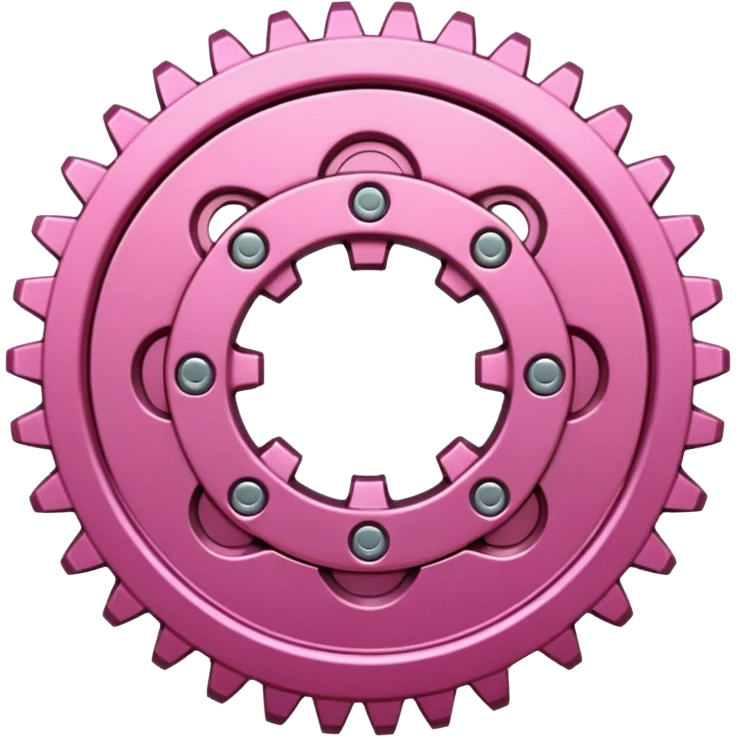 pink setting gear emoji