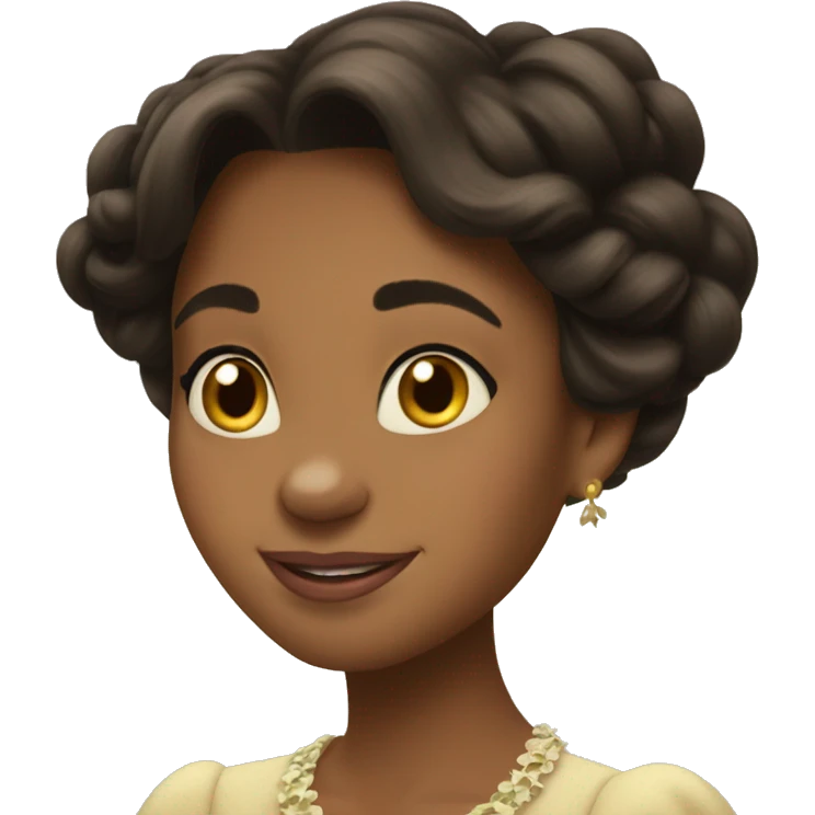 Charlotte from the movie "The Princess and the Frog" emoji