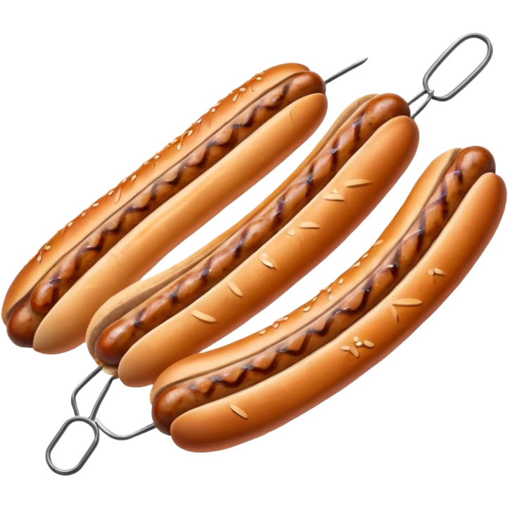 bratwurst sausage with grill marks emoji