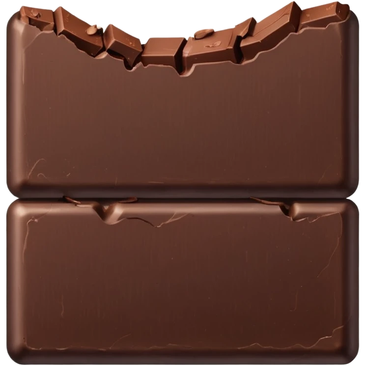  Broken chocolate bar emoji