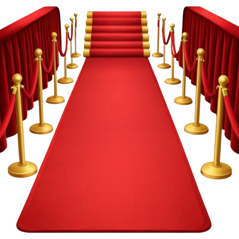 Red carpet emoji