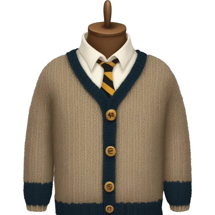 Harry Potter knitted sweater with a letter H emoji