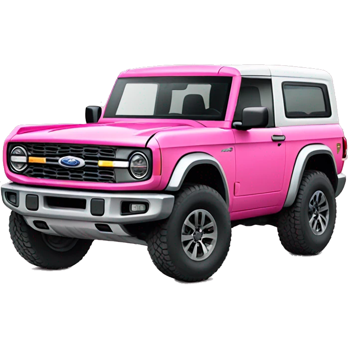 pink new ford bronco emoji