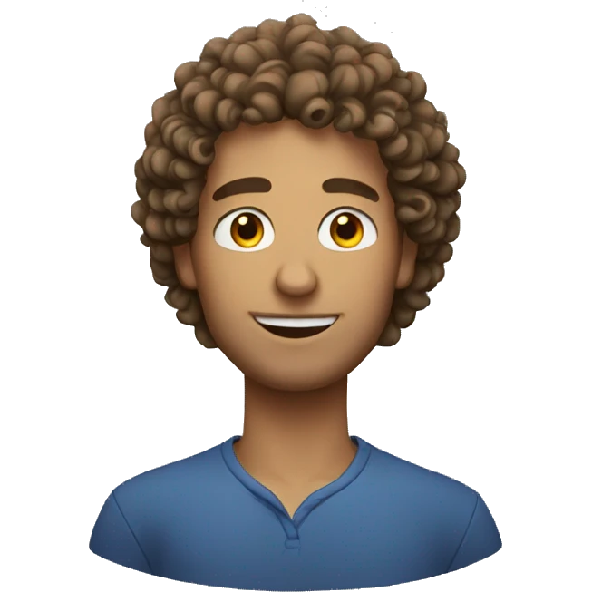 dutch guy with curly hair emoji