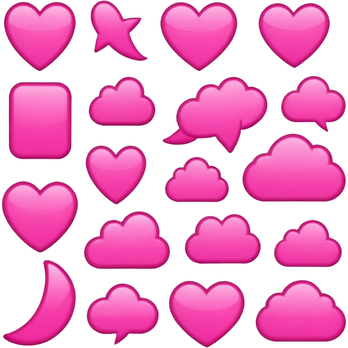 Cute Pink Stickers emoji