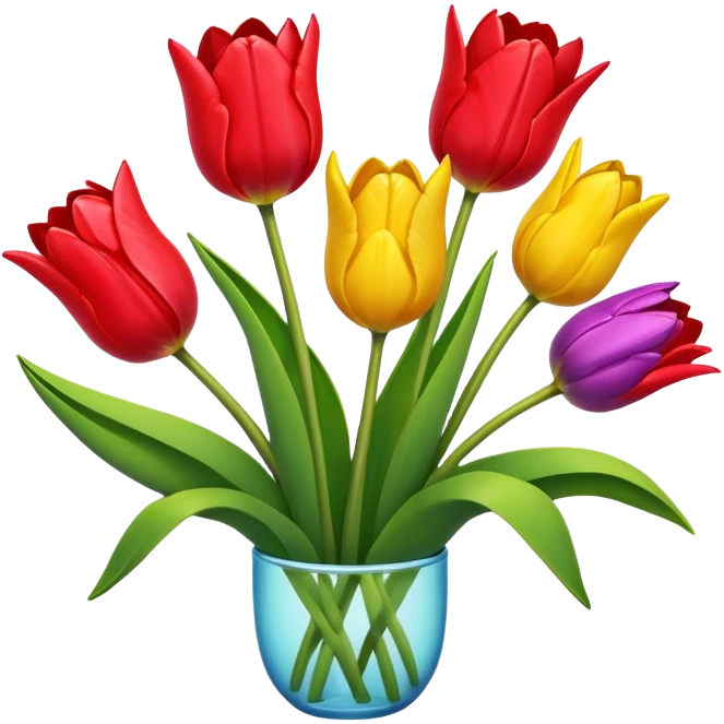 Tulips emoji