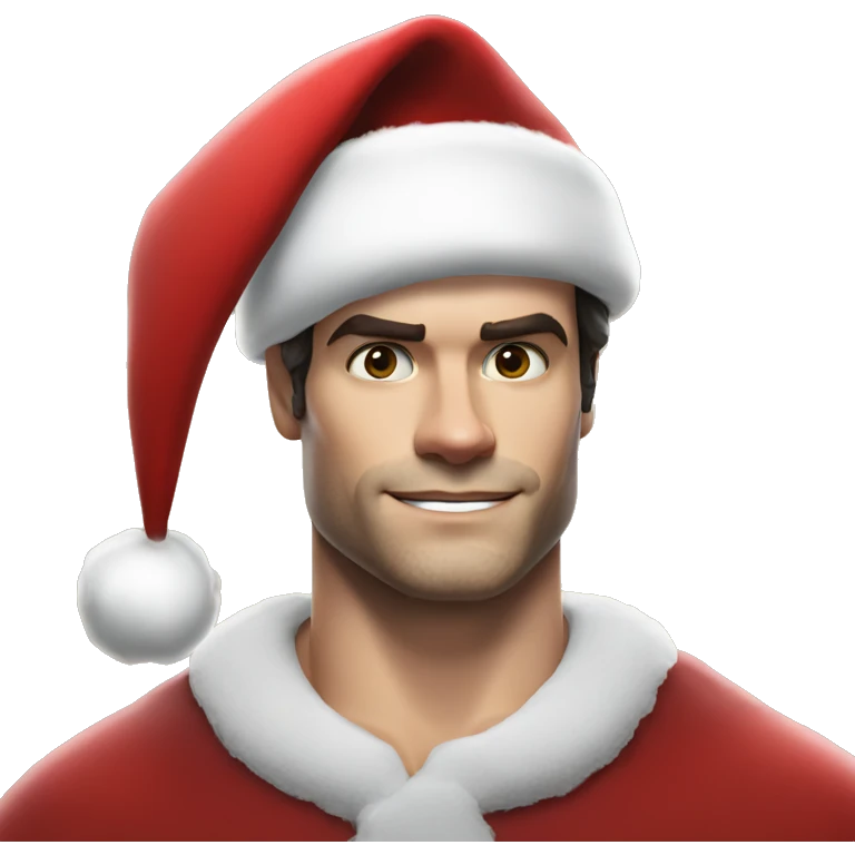 Henry Cavill as Santa Claus  emoji