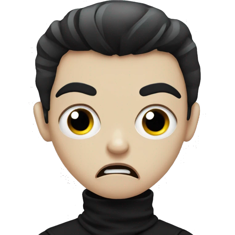 Angry goth boy  emoji