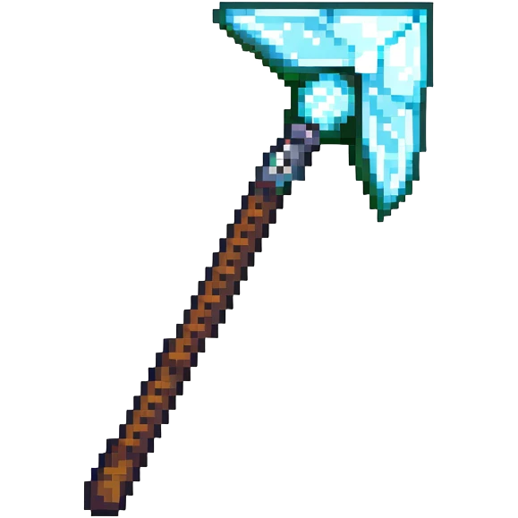 minecraft diamond pickaxe emoji