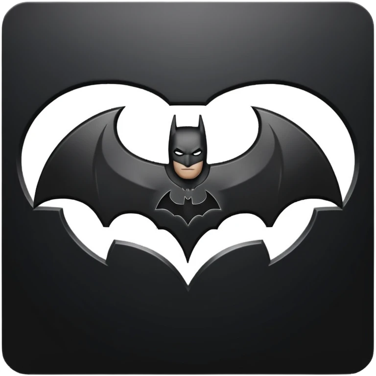 Batman logo emoji