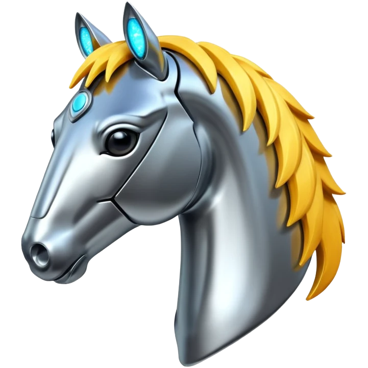 Cyber horse emoji