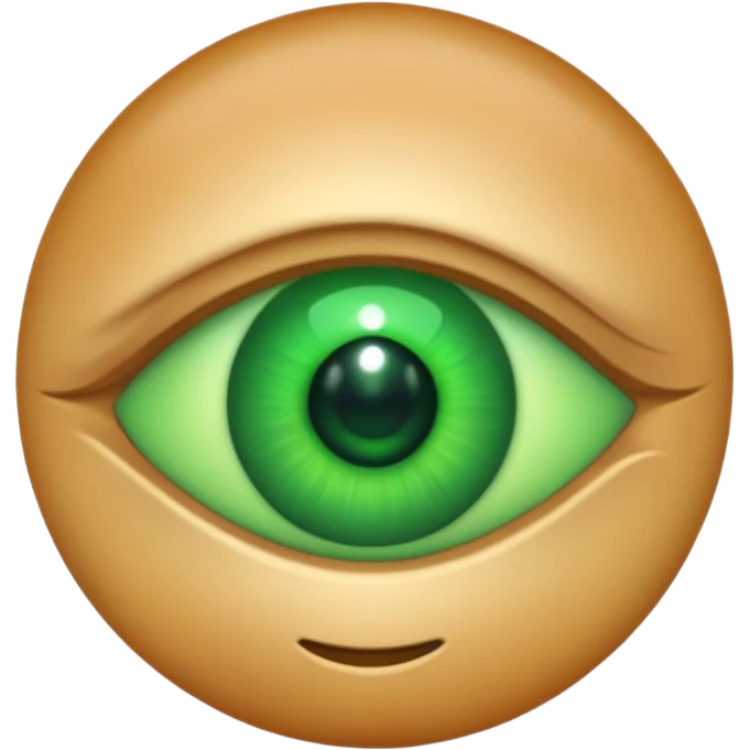 Quiero que hagas un emoji del ojo de fuerza regida emoji