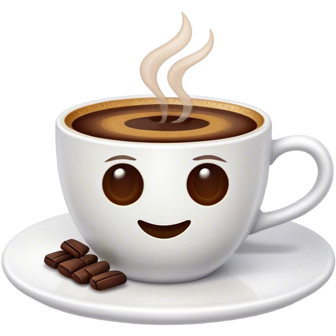 Cinematic Realistic Turkish Coffee Drink Emoji, depicted as a small cup of strong, aromatic coffee with thick foam rendered with detailed textures and warm, inviting lighting. emoji