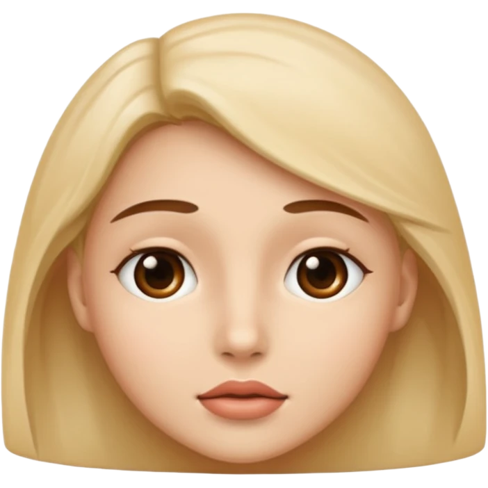 Whispering face emoji