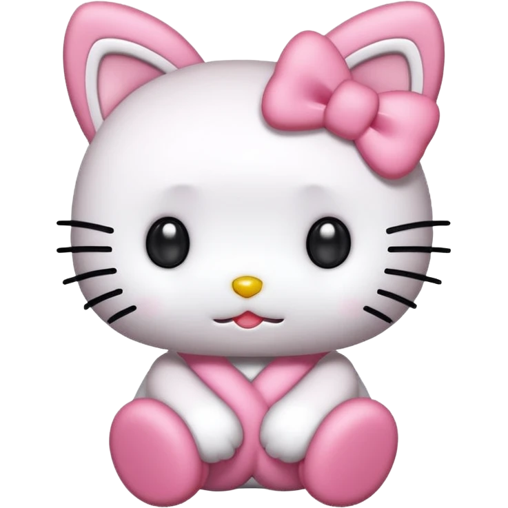 Hello kitty with mymelody  emoji