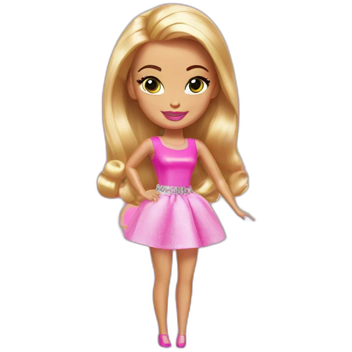 Barbie nails emoji