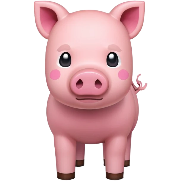 Minecraft pig emoji