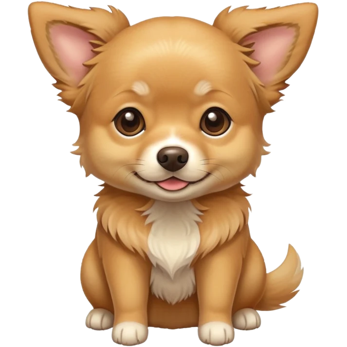 Golden retriever chihuahua mix emoji