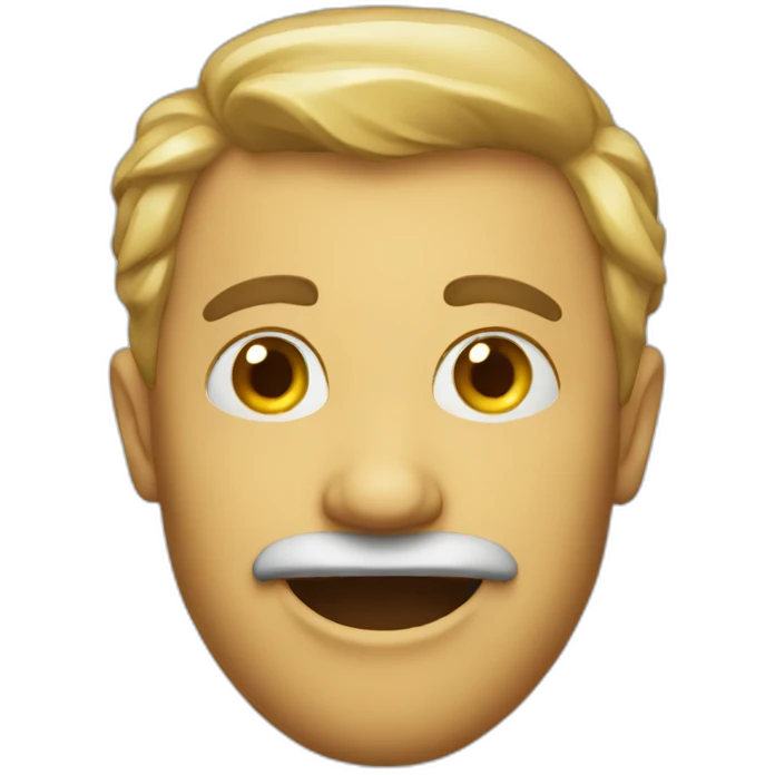 A fool emoji