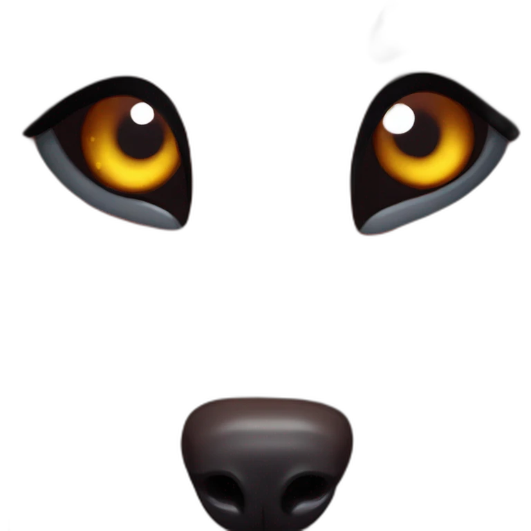 red hyena sparkle in the eye emoji