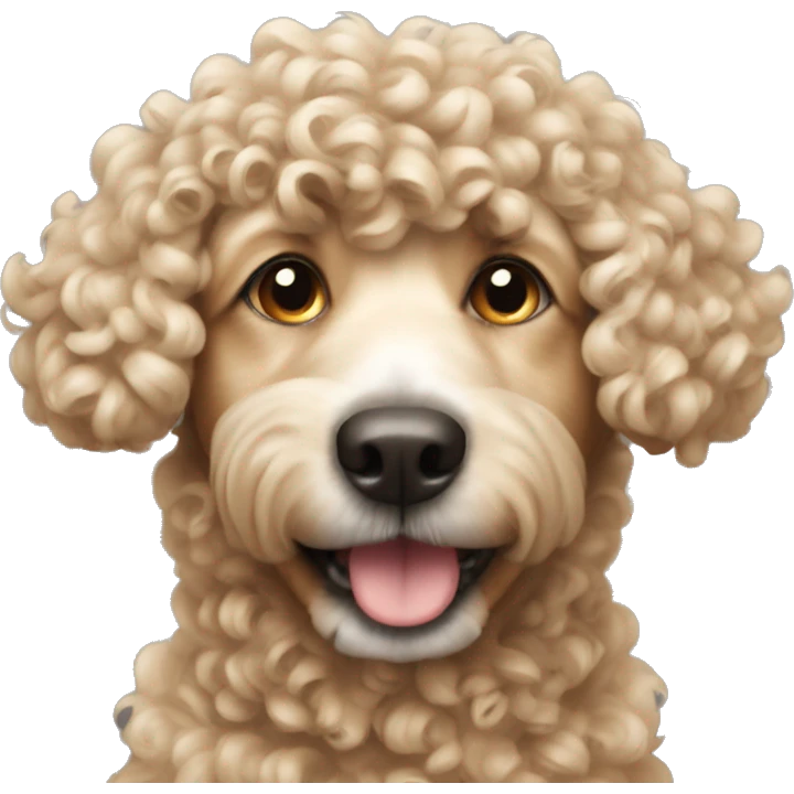 dog curly emoji