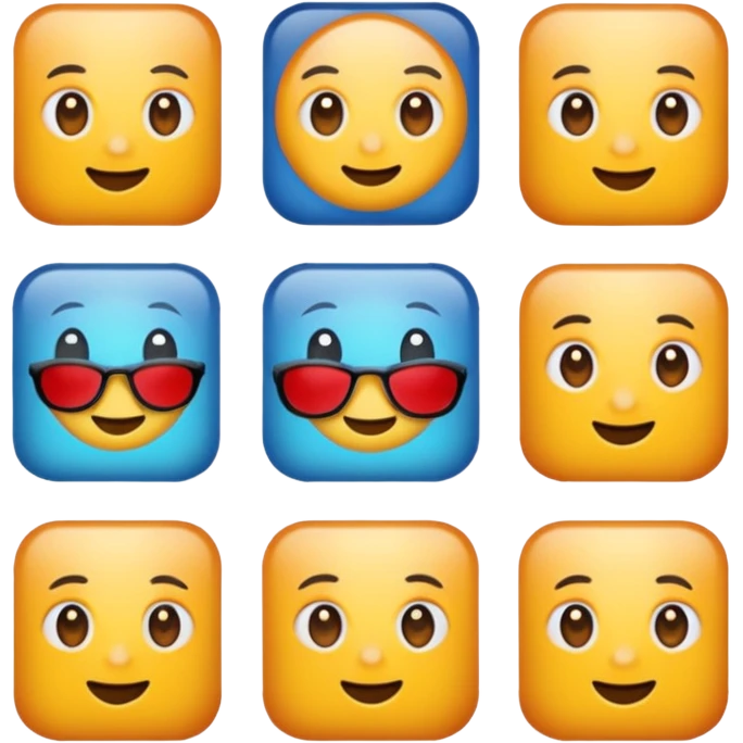 6 photos in a grid emoji