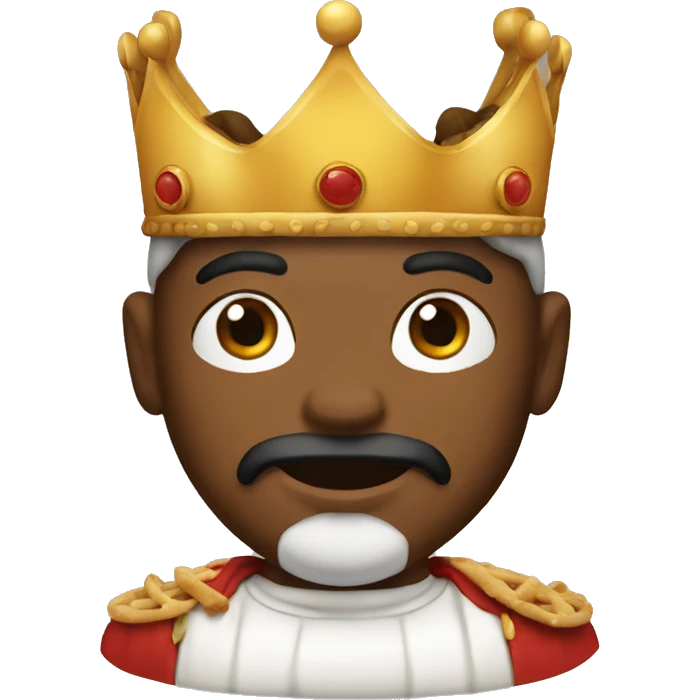 king with burguers emoji