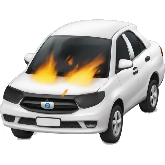Gas the car with excitement  emoji