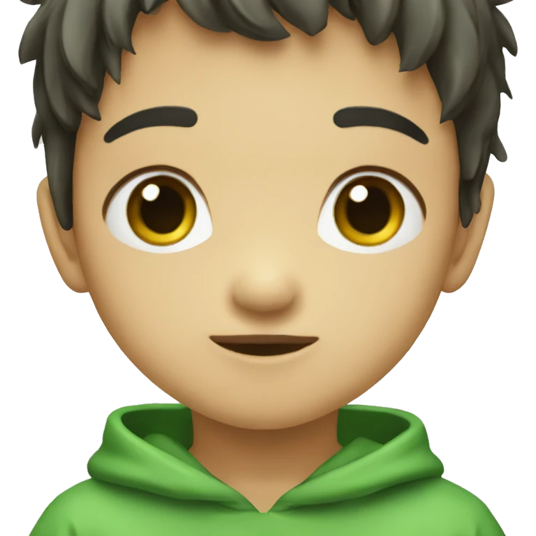niño-verde-mamehinata emoji