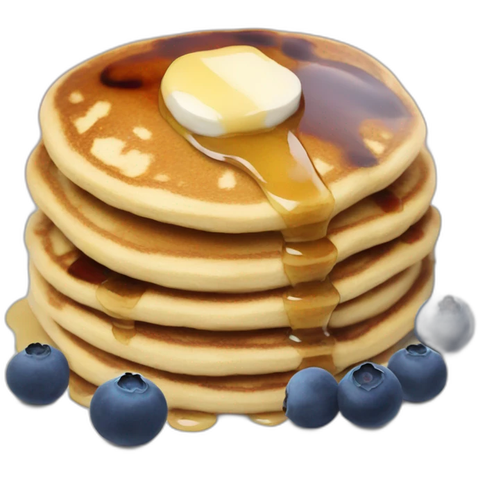 Blueberry pancakes  emoji