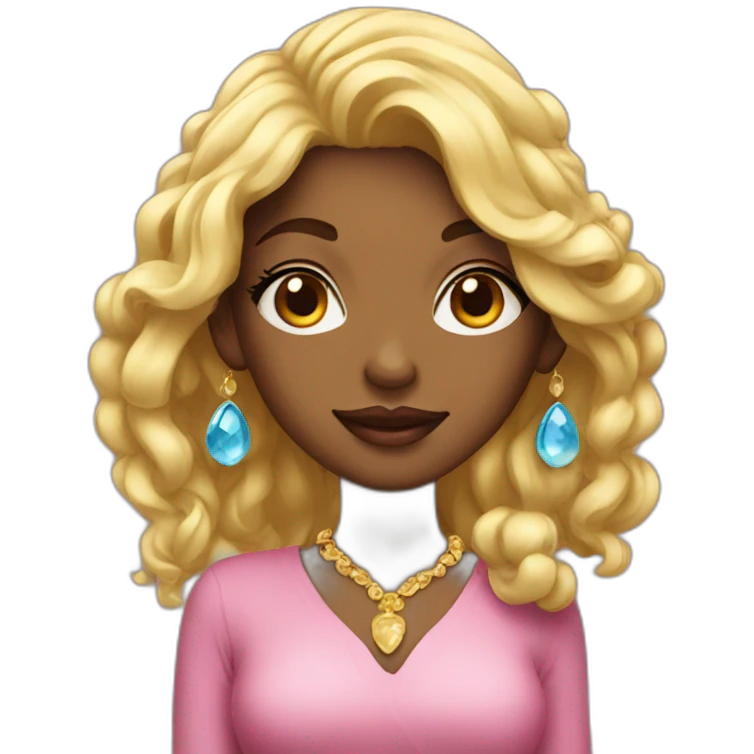 Rich girl emoji