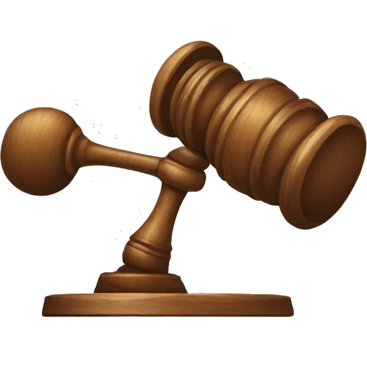 judge's gavel emoji