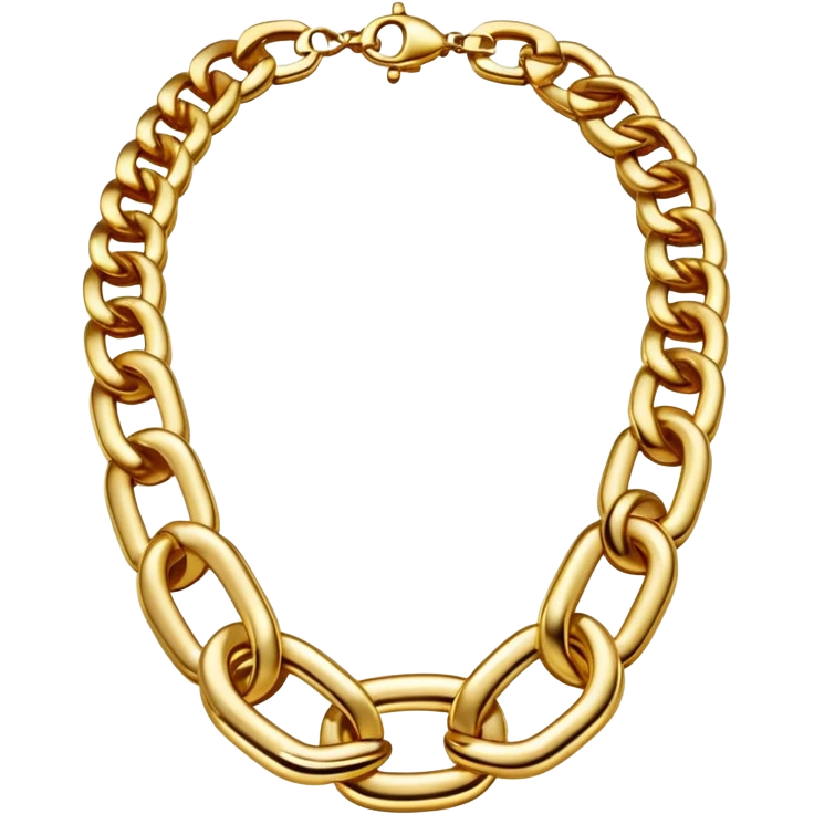 gold chain necklace emoji