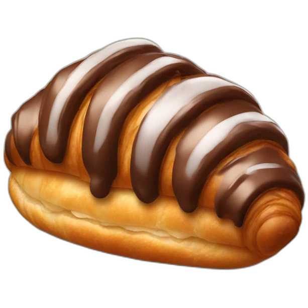 Chocolate croissant  emoji
