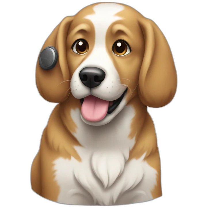 dog computer emoji