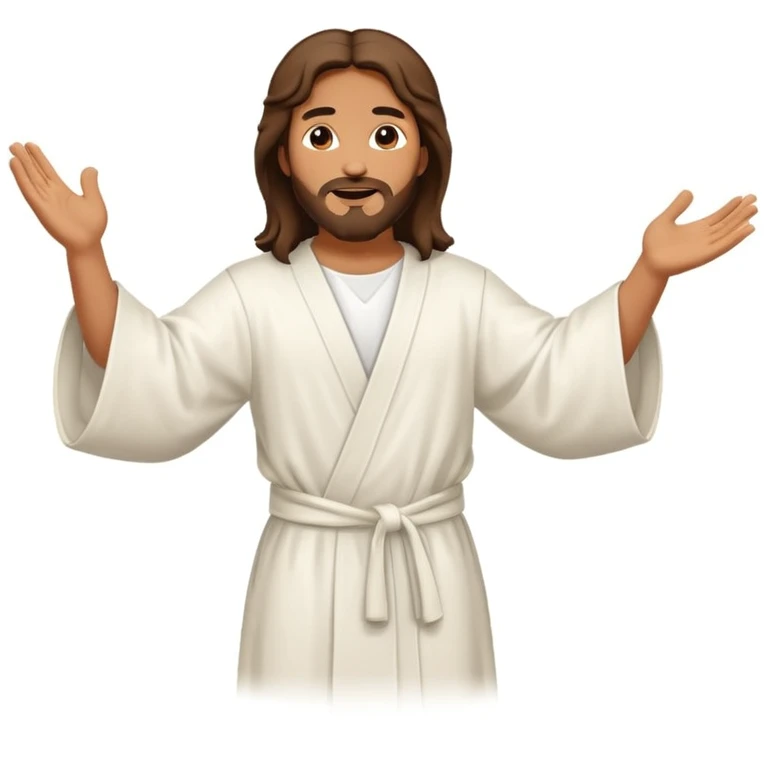Jesus dancing emoji