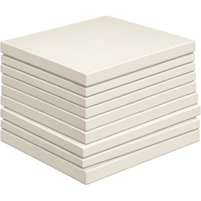 Stack of stretched canvases emoji